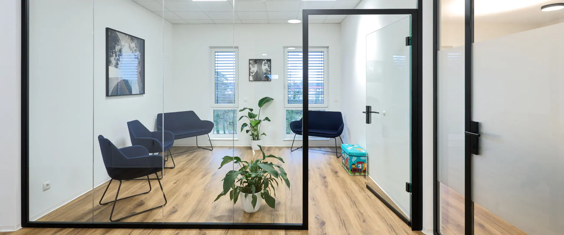 Das Wartezimmer des Notariats.